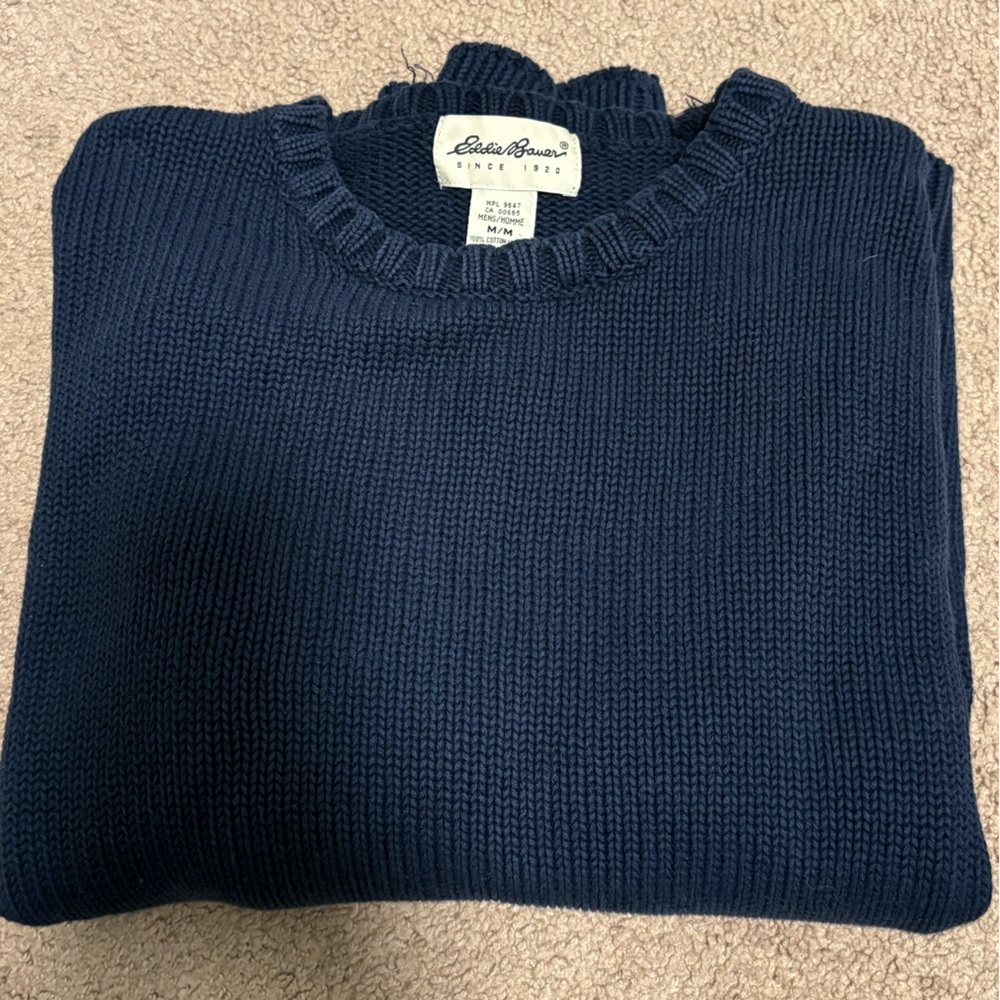 EDDIE BAUER COTTON SWEATER